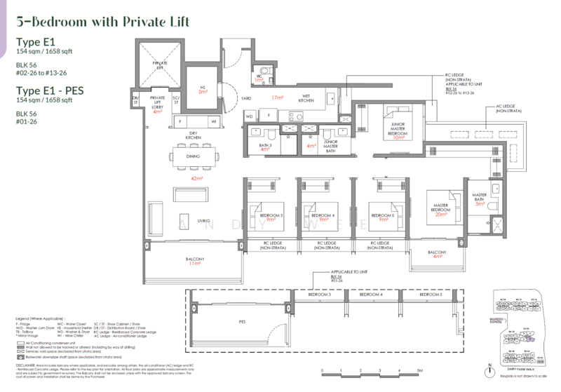Narra Residences, 50 Dairy Farm Walk, 5 Bedrooms, 1,658 sqft, Condominium For Sale, by Andy Wee, 500164197 - PropertyGuru.com.sg