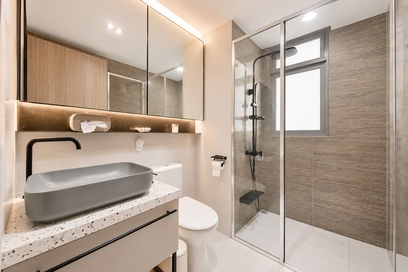 Sol Acres, 6 Choa Chu Kang Grove, 3 Bedrooms, 1,098 sqft, Executive Condominium For Sale, by Sky Chiu, 500164208 - Master Bathroom - PropertyGuru.com.sg