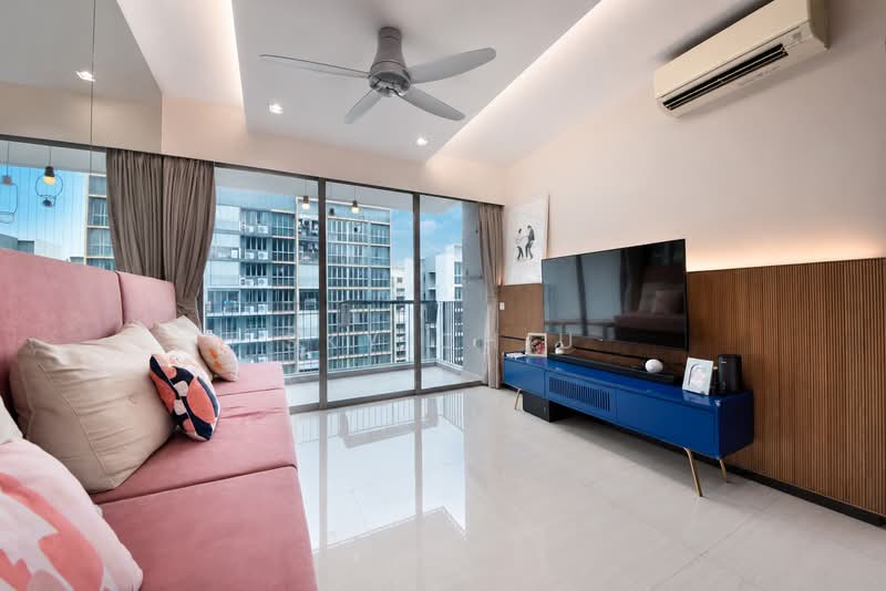 Sol Acres, 6 Choa Chu Kang Grove, 3 Bedrooms, 1,098 sqft, Executive Condominium For Sale, by Sky Chiu, 500164208 - Living Room - PropertyGuru.com.sg