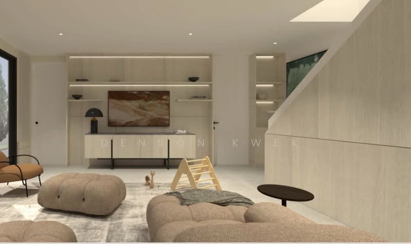 Braddell Heights Estate - A Pair Of Brand New Semi Detached Ready in 2027, Matlock Rise, Melrose Drive, Sommerville Rd, Clifton Vale, Serangoon Mrt, 6 Bedrooms, 7,000 sqft, Detached House For Sale, by Denson Kwek, 500164224 - Living Room - PropertyGuru.com.sg