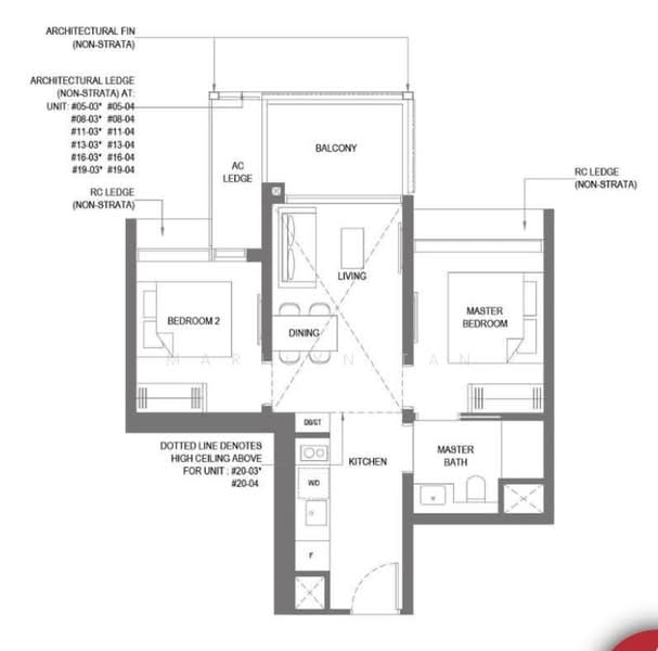 The M, 30 Middle Road, 2 Bedrooms, 592 sqft, Condominium For Rent, by Marilyn Tan, 500164249 - PropertyGuru.com.sg