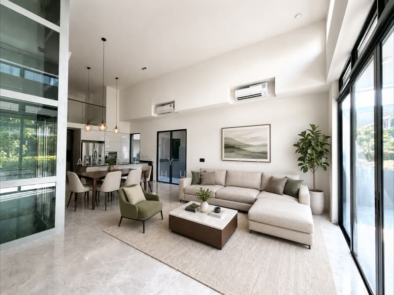 Belgravia Ace, 100 Belgravia Drive, 5 Bedrooms, 4,058 sqft, Semi-Detached House For Rent, by Macdelyn Tay Lee Huey, 500164277 - Living Room - PropertyGuru.com.sg