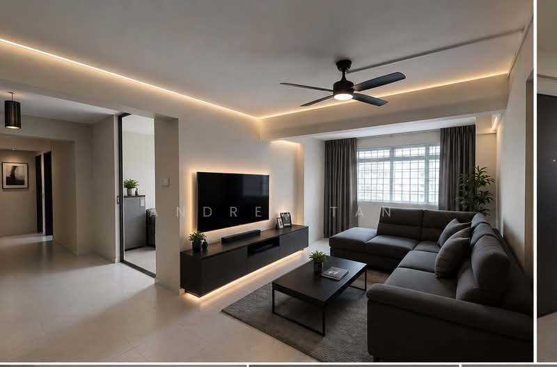 880 Woodlands Street 82, 880 Woodlands Street 82, 4 Bedrooms, 1,345 sqft, HDB Flat For Sale, by Andrew Tan, 500164341 - Living Room - PropertyGuru.com.sg