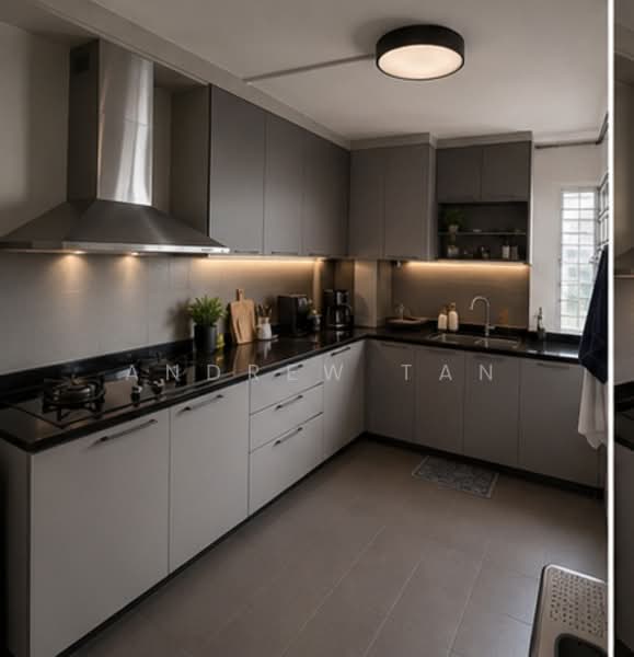 880 Woodlands Street 82, 880 Woodlands Street 82, 4 Bedrooms, 1,345 sqft, HDB Flat For Sale, by Andrew Tan, 500164341 - Kitchen - PropertyGuru.com.sg