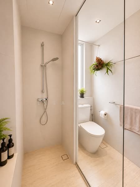 Harbour View Towers, 21 Telok Blangah Drive, 3 Bedrooms, 1,615 sqft, Condominium For Sale, by Lisa Koh, 500164365 - Junior master Bathroom - PropertyGuru.com.sg