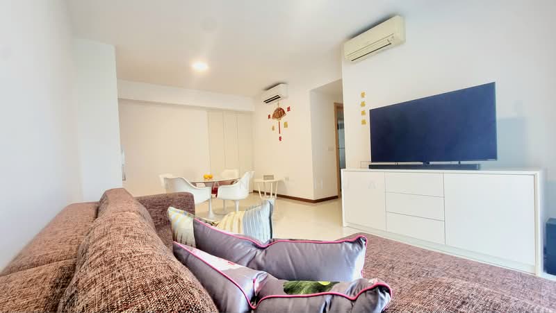8 @ Woodleigh, 2 Woodleigh Close, 3 Bedrooms, 1,076 sqft, Condominium For Rent, by Alan Chua, 500164368 - Living Room - PropertyGuru.com.sg