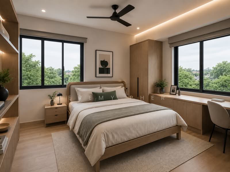 ⭐️ Rare Huge Land Opportunity! Rebuild to Your Detached Dream Home, Lor Chuan, Serangoon Garden way, Chuan garden, 4 Bedrooms, 3,500 sqft, Detached House For Sale, by Jeremy Pher, 500164446 - Bedroom - PropertyGuru.com.sg