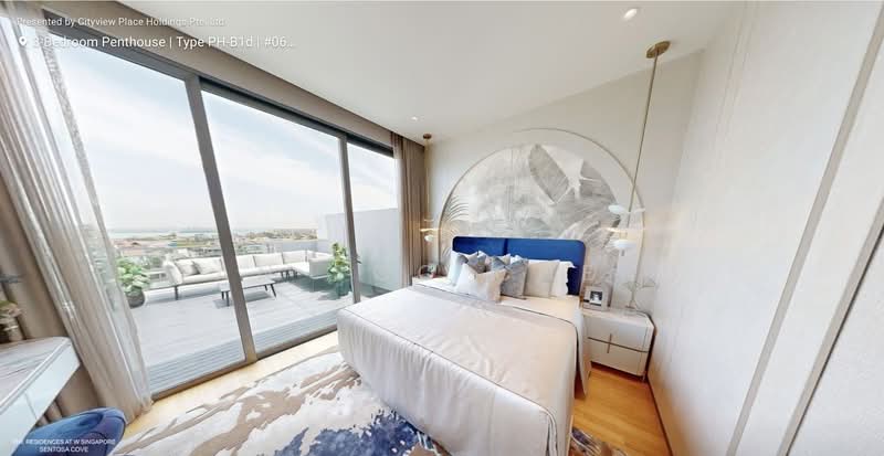 The Residences at W Sentosa Cove, 5 Ocean Way, 3 Bedrooms, 2,573 sqft, Condominium For Sale, by Tan Soo Cheng, 500164483 - Bedroom - PropertyGuru.com.sg