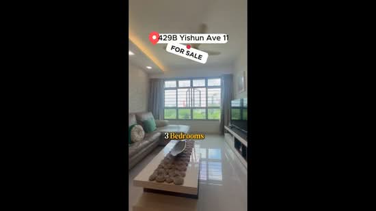 429B Yishun Avenue 11, 429B Yishun Avenue 11, 3 Bedrooms, 990 sqft, HDB Flat For Sale, by Desiree Leung, 500164510 - PropertyGuru.com.sg