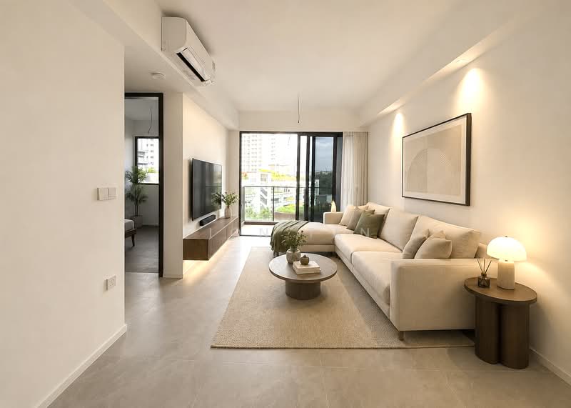 AMO Residence, 23 Ang Mo Kio Rise, 2 Bedrooms, 743 sqft, Condominium For Sale, by Fion Tan, 500164518 - Living Room - PropertyGuru.com.sg