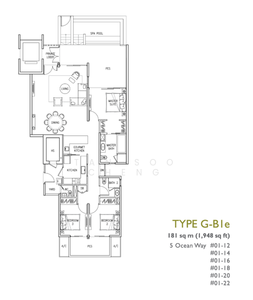 The Residences at W Sentosa Cove, 5 Ocean Way, 3 Bedrooms, 1,948 sqft, Condominium For Sale, by Tan Soo Cheng, 500164553 - PropertyGuru.com.sg