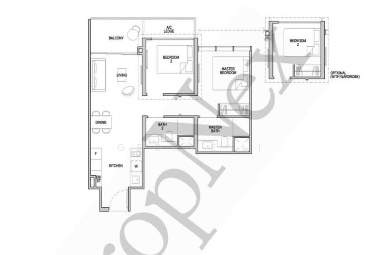 Kopar At Newton, 4 Makeway Avenue, 2 Bedrooms, 689 sqft, Condominium For Rent, by George Li, 500164580 - PropertyGuru.com.sg