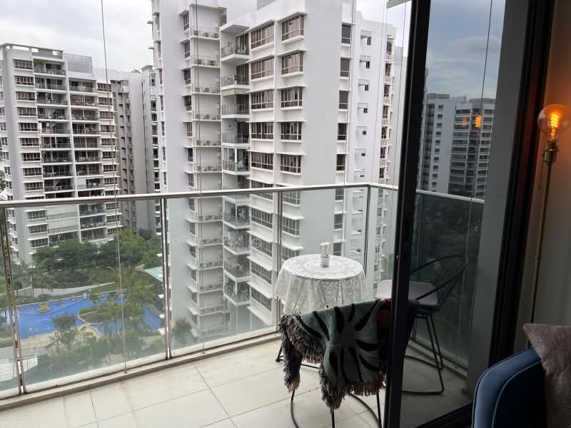 Waterfront Isle, 738 Bedok Reservoir Road, 1 Bedroom, 592 sqft, Condominium For Rent, by Peggy Lee, 500164643 - Balcony - PropertyGuru.com.sg