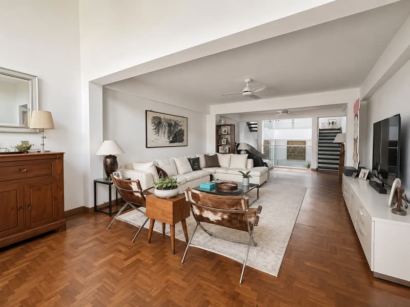 Katong/ Joo Chiat/ East Coast Road, , 3 Bedrooms, 3,500 sqft, Terraced House For Sale, by Stacy Tan, 500164647 - Living Room - PropertyGuru.com.sg