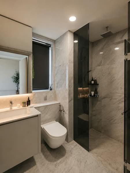One Meyer, 1 Meyer Place, 2 Bedrooms, 614 sqft, Condominium For Sale, by Jessie Tan, 500164648 - Bathroom - PropertyGuru.com.sg