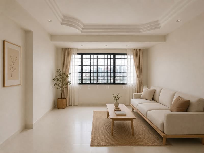 520 Jelapang Road, 520 Jelapang Road, 4 Bedrooms, 1,518 sqft, HDB Flat For Sale, by Kenneth Kow, 500164686 - Scandinavian decor - Living Room - PropertyGuru.com.sg