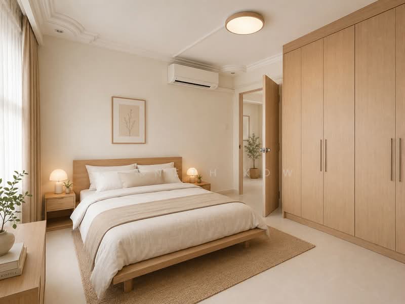 520 Jelapang Road, 520 Jelapang Road, 4 Bedrooms, 1,518 sqft, HDB Flat For Sale, by Kenneth Kow, 500164686 - Scandinavian decor - Bedroom - PropertyGuru.com.sg