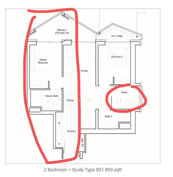 The Reef at King's Dock, 2 Harbourfront Avenue, Room Rental, 350 sqft, Condominium For Rent, by Kevin Su, 500164689 - PropertyGuru.com.sg
