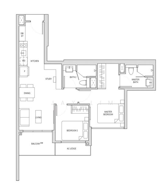 Affinity At Serangoon, 22 Serangoon North Avenue 1, 2 Bedrooms, 732 sqft, Condominium For Sale, by Jax Lim, 500164811 - PropertyGuru.com.sg
