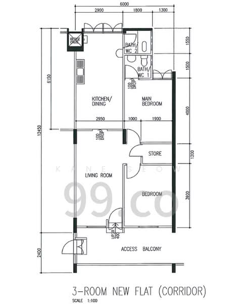 444 Ang Mo Kio Avenue 10, 444 Ang Mo Kio Avenue 10, 2 Bedrooms, 721 sqft, HDB Flat For Sale, by Kane Seow, 500164825 - PropertyGuru.com.sg