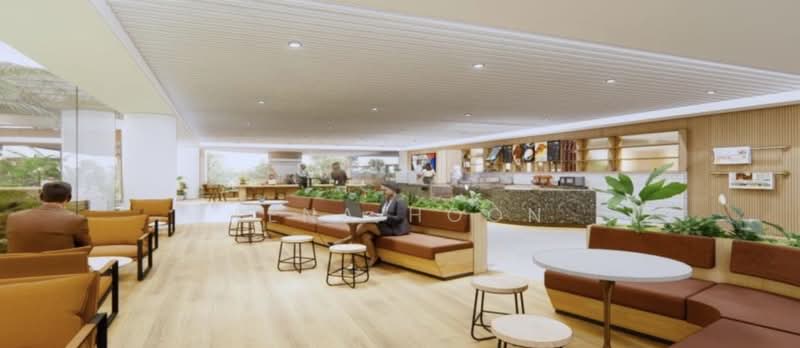 The Synergy, 1 International Business Park, 3,305 sqft, Business / Science Park For Rent, by Lena Hoon, 500164839 - Upcoming cafe, artist’s impression - CommercialGuru.com.sg