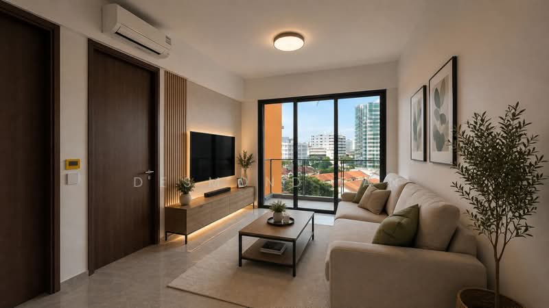 Bartley Vue, 6 Jalan Bunga Rampai, Hougang / Punggol / Sengkang, 2 Bedrooms, 657 sqft, Condominium For Sale, by Desmond Tan, 500164843 - Living Room - PropertyGuru.com.sg