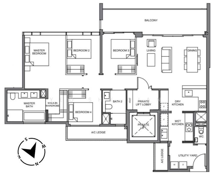 Leedon Green, 32 Leedon Heights, 4 Bedrooms, 1,494 sqft, Condominium For Rent, by Yeo Shu Qian, 500164845 - PropertyGuru.com.sg