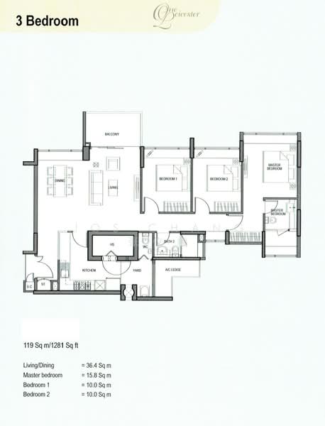 One Leicester, 1 Leicester Road, Room Rental, 120 sqft, Condominium For Rent, by Jos Chang 张仪楠, 500164847 - PropertyGuru.com.sg