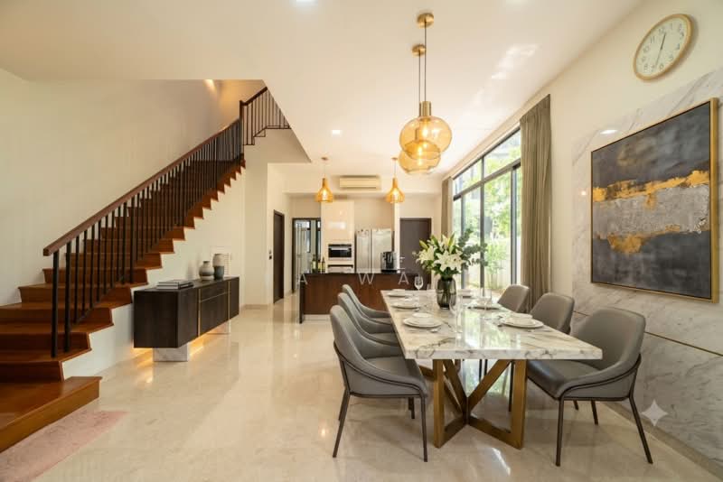 Seletar Hills Estate, Seletar Hills Drive, 5 Bedrooms, 3,850 sqft, Semi-Detached House For Sale, by Ka Wai, 500164912 - Dining Room - PropertyGuru.com.sg