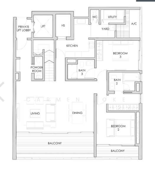 Lloyd SixtyFive, 65 Lloyd Road, 3 Bedrooms, 3,638 sqft, Condominium For Rent, by Carmen Loke, 500164936 - PropertyGuru.com.sg