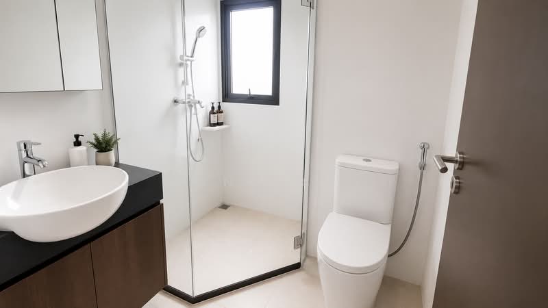 Treasure Place, 61 Lorong Sarhad, 3 Bedrooms, 1,324 sqft, Condominium For Rent, by Tony Ong, 500165045 - Bathroom - PropertyGuru.com.sg