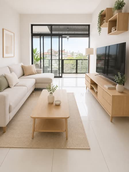 Treasure Place, 61 Lorong Sarhad, 3 Bedrooms, 1,324 sqft, Condominium For Rent, by Tony Ong, 500165045 - Living Room - PropertyGuru.com.sg