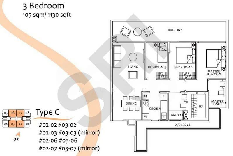 Stevens Suites, 2 Stevens Close, 2 Bedrooms, 1,130 sqft, Condominium For Rent, by Mick Ho, 500165051 - PropertyGuru.com.sg