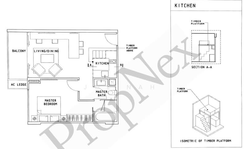 The Tennery, 5A Woodlands Road, 1 Bedroom, 614 sqft, Condominium For Sale, by Joe Nah, 500165053 - PropertyGuru.com.sg