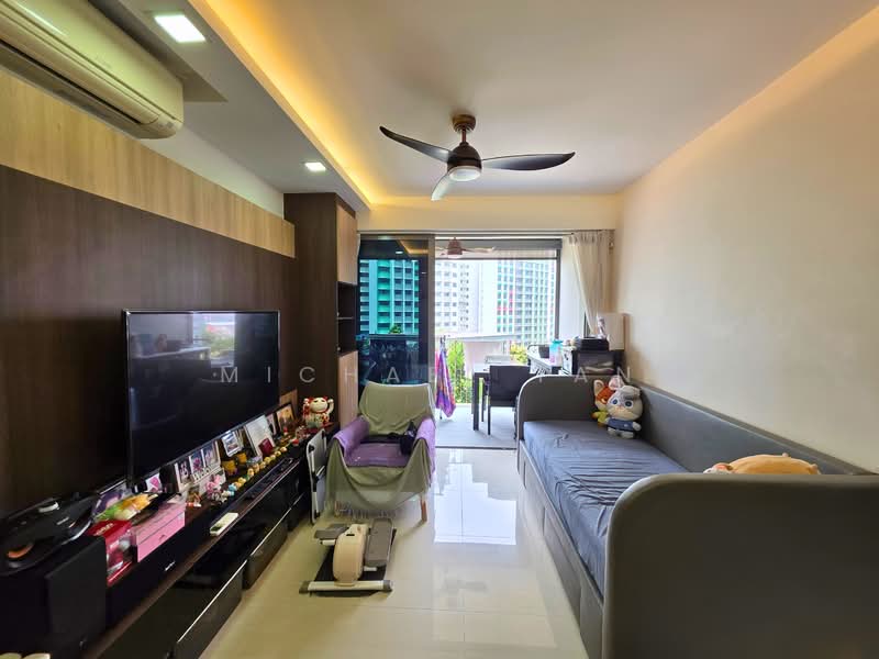 Sol Acres, 8 Choa Chu Kang Grove, 3 Bedrooms, 926 sqft, Executive Condominium For Sale, by Michael Tan, 500165088 - Living Room - PropertyGuru.com.sg