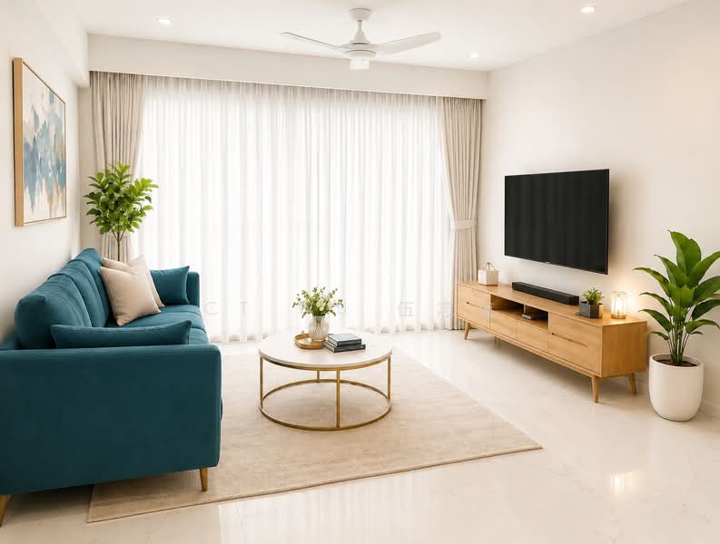 420B Northshore Drive, 420B Northshore Drive, 3 Bedrooms, 1,206 sqft, HDB Flat For Sale, by CT Wu 伍志道, 500165112 - Living Room - PropertyGuru.com.sg