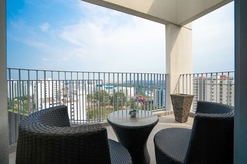 Arc at Tampines, Tampines Avenue 8, 2 Bedrooms, 807 sqft, Executive Condominium For Sale, by Genevieve Tan 陈仪珠, 500165159 - Balcony - PropertyGuru.com.sg