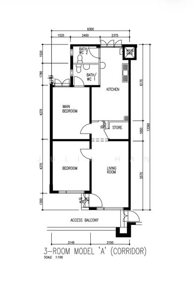 917 Jurong West Street 91, 917 Jurong West Street 91, 2 Bedrooms, 786 sqft, HDB Flat For Sale, by Julia Han, 500165171 - PropertyGuru.com.sg