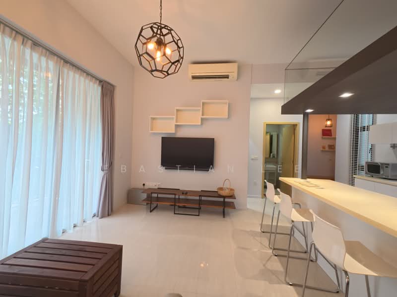 Boathouse Residences, 33 Upper Serangoon View, 2 Bedrooms, 915 sqft, Condominium For Rent, by Sebastian Lee, 500165201 - Living Room - PropertyGuru.com.sg