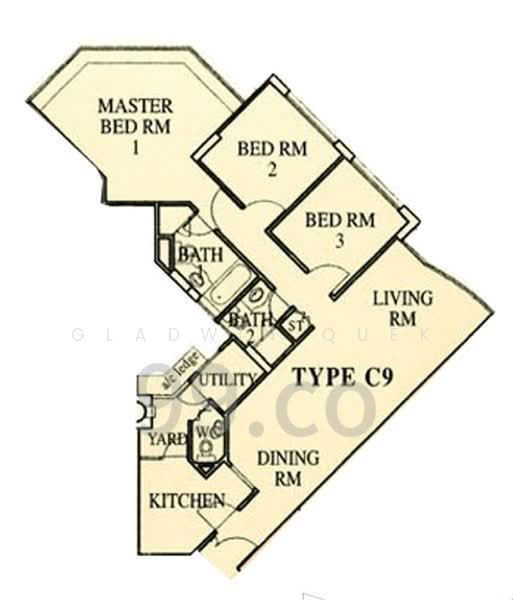Eastpoint Green, 1 Simei Street 3, 3 Bedrooms, 1,184 sqft, Condominium For Rent, by Gladwin Quek, 500165219 - PropertyGuru.com.sg