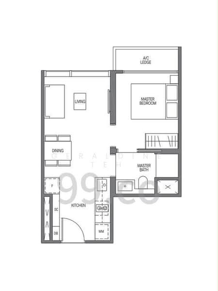 Midtown Modern, 18 Tan Quee Lan Street, 1 Bedroom, 409 sqft, Condominium For Sale, by Geraldine Teh, 500165222 - PropertyGuru.com.sg