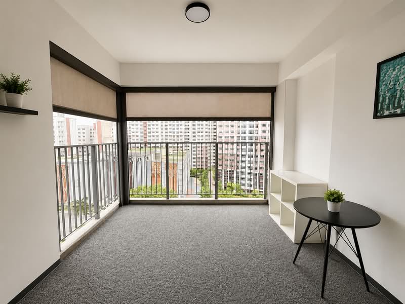 519D Tampines Central 8, 519D Tampines Central 8, 3 Bedrooms, 1,163 sqft, HDB Flat For Rent, by Wayne Song, 500165238 - Balcony - PropertyGuru.com.sg