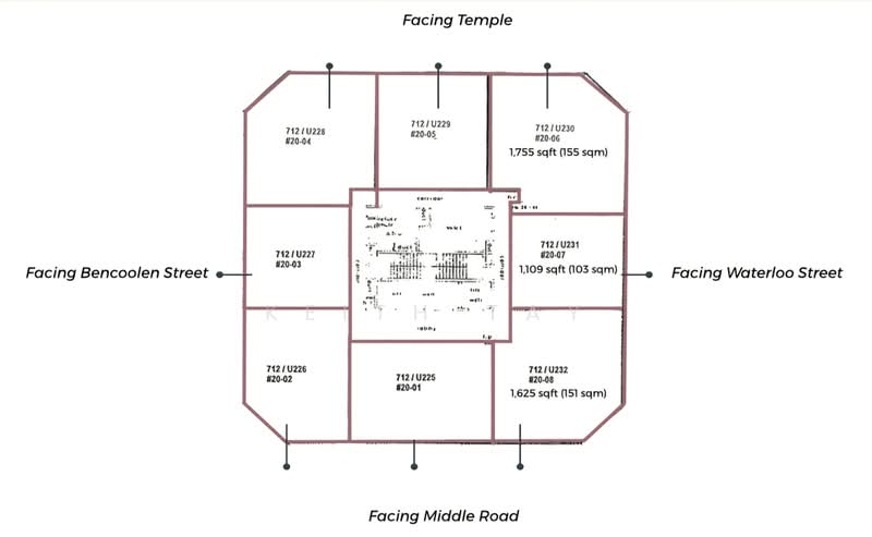 Fortune Centre, 190 Middle Road, 2,239 sqft, Office For Sale, by Keith Tay, 500165241 - CommercialGuru.com.sg