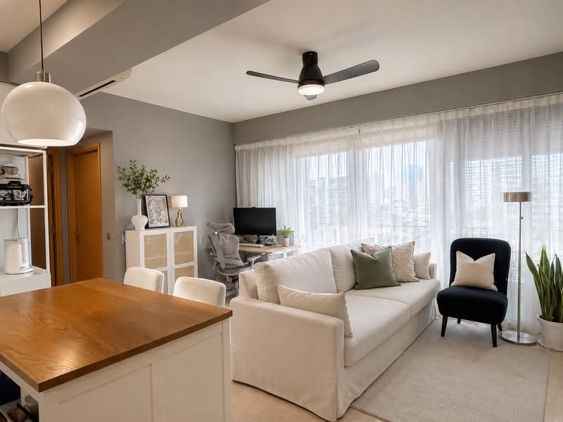 Eight Riversuites, 8 Whampoa East, 2 Bedrooms, 807 sqft, Condominium For Sale, by Kevin Aw 胡锦胜, 500165280 - Living Room - PropertyGuru.com.sg