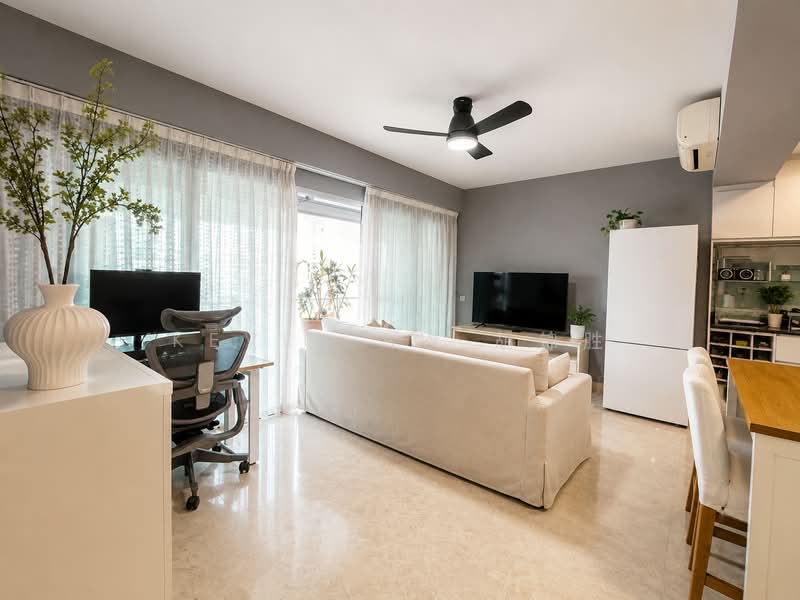 Eight Riversuites, 8 Whampoa East, 2 Bedrooms, 807 sqft, Condominium For Sale, by Kevin Aw 胡锦胜, 500165280 - Living Room - PropertyGuru.com.sg