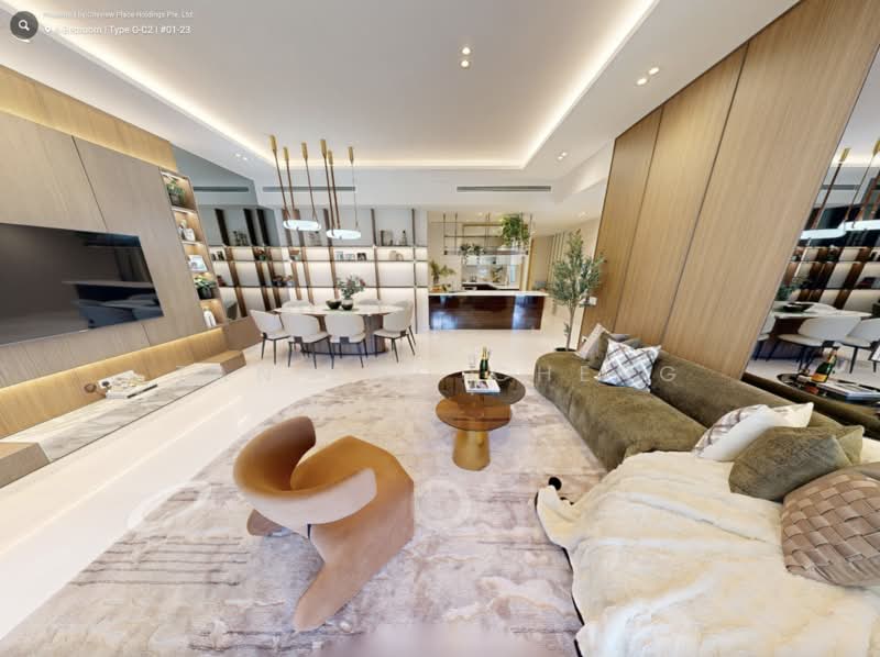 The Residences at W Sentosa Cove, 7 Ocean Way, 4 Bedrooms, 2,486 sqft, Condominium For Sale, by Tan Soo Cheng, 500165316 - Living Room - PropertyGuru.com.sg