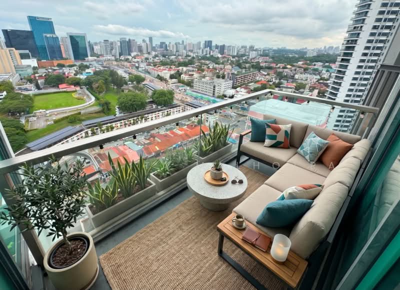 The Citrine, 18 Jalan Datoh, 3 Bedrooms, 1,981 sqft, Apartment For Sale, by Rachita Malhotra, 500165325 - Balcony - PropertyGuru.com.sg