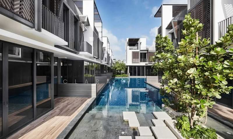 🌟 Limited ⏳️ Promo! 3.5 Storey + Pool + Gym. Park 2 cars, Landed-Condo Hybrid @ Seletar Hills, Yio Chu Kang | Lentor, 5 Bedrooms, 3,122 sqft, Terraced House For Sale, by Clara Heng, 500165347 - Exterior - PropertyGuru.com.sg
