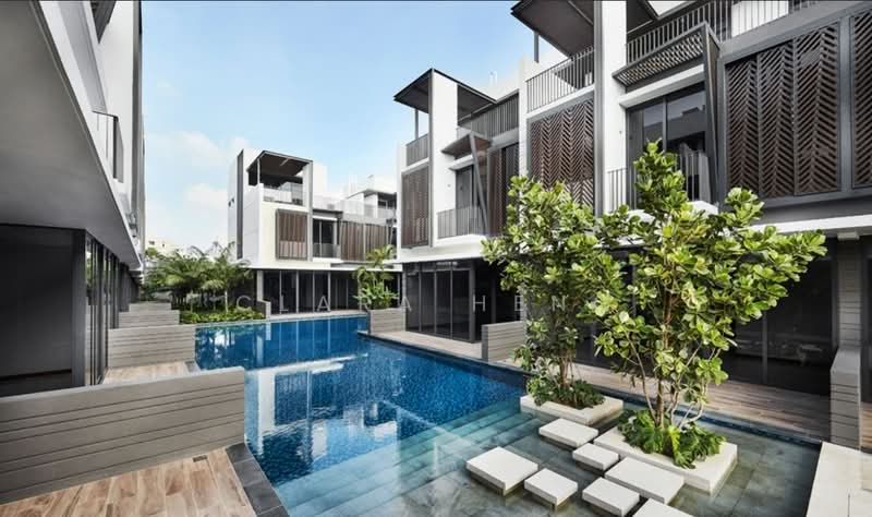 🌟 Limited ⏳️ Promo! 3.5 Storey + Pool + Gym. Park 2 cars, Landed-Condo Hybrid @ Seletar Hills, Yio Chu Kang | Lentor, 5 Bedrooms, 3,122 sqft, Terraced House For Sale, by Clara Heng, 500165347 - Exterior - PropertyGuru.com.sg