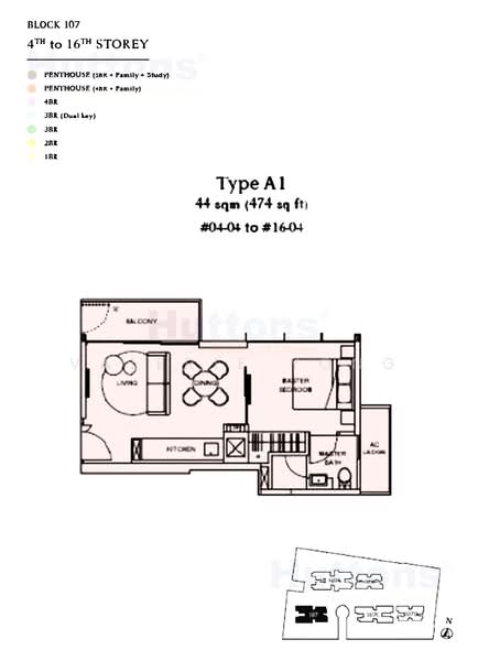 The Tembusu, 107 Tampines Road, 1 Bedroom, 474 sqft, Condominium For Rent, by Valerie Yong, 500165351 - PropertyGuru.com.sg